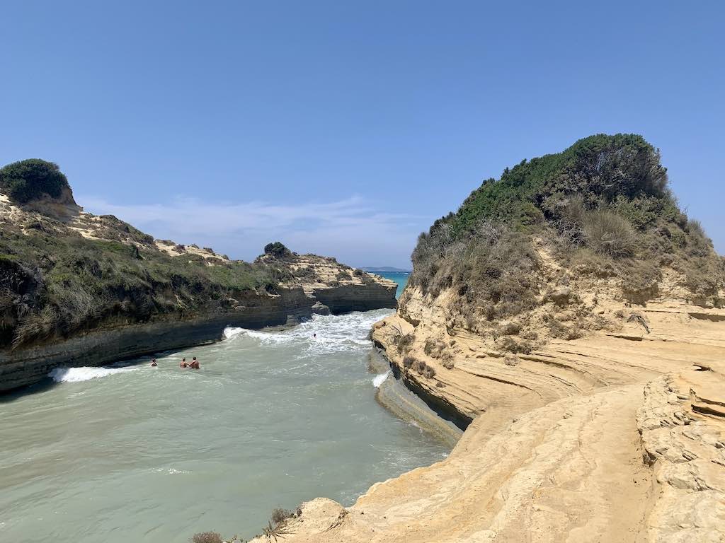 Corfu Greece canal d'amour sidari