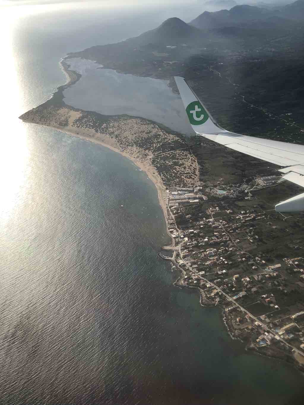 Corfu Greece from the air