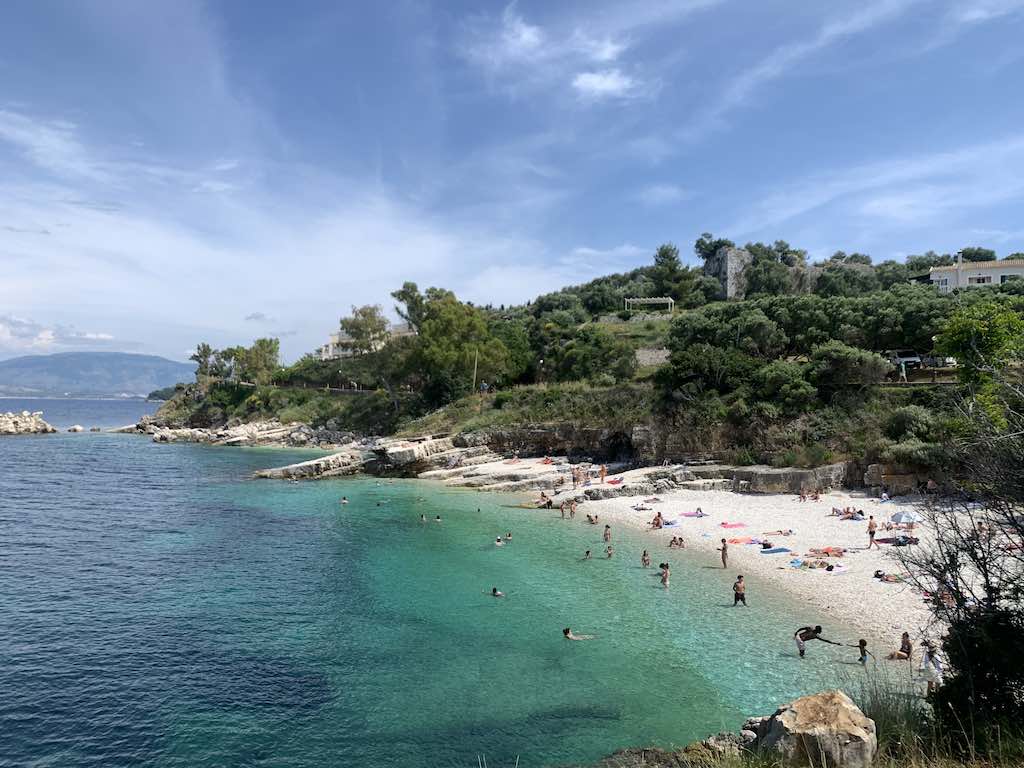 Corfu Greece Kassiopi Beach Bataria