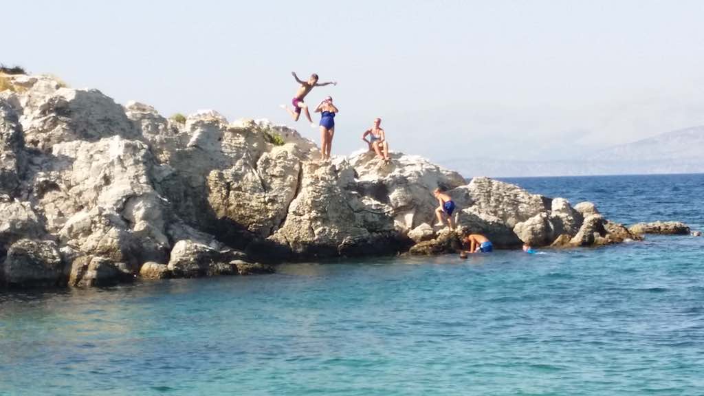 Corfu Greece Kassiopi beach