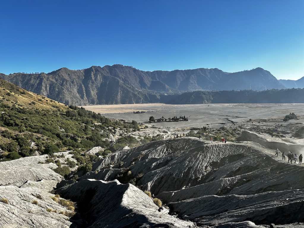 Bromo volcano crater Java Indonesia