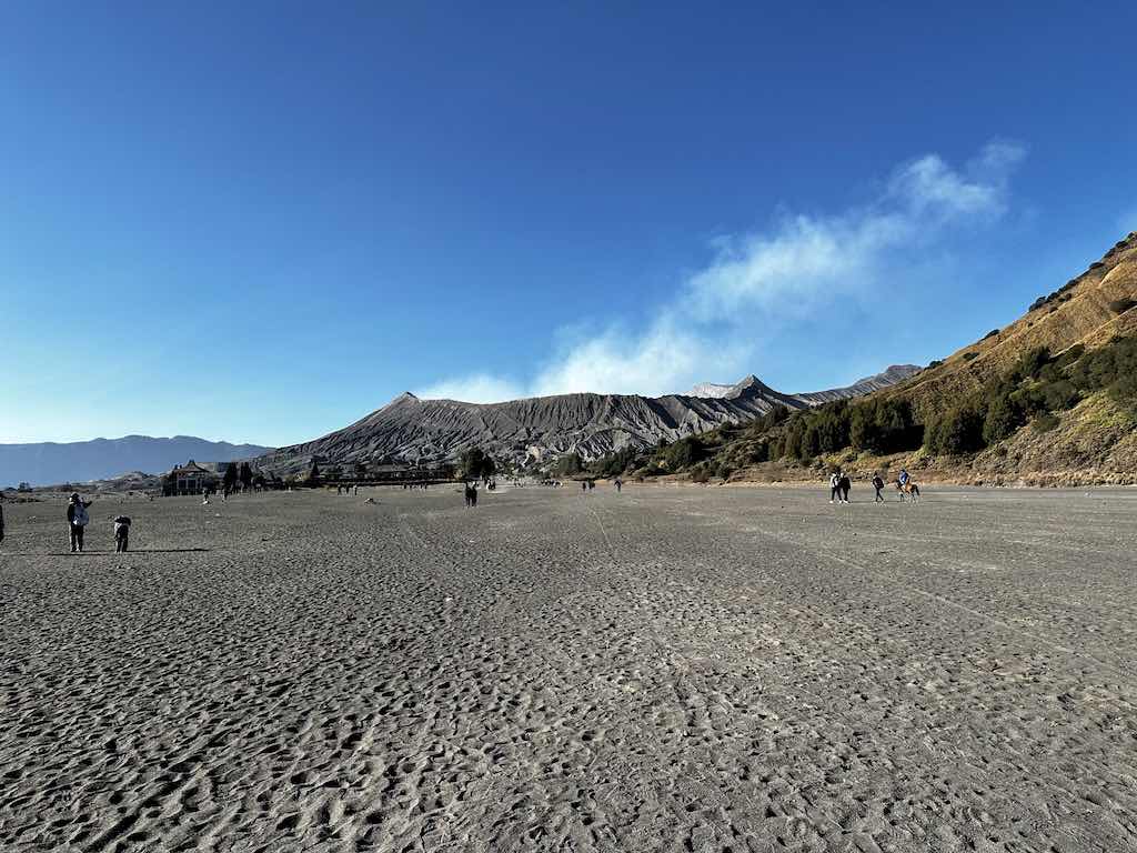 Mount Bromo volcano lava Java Indonesia