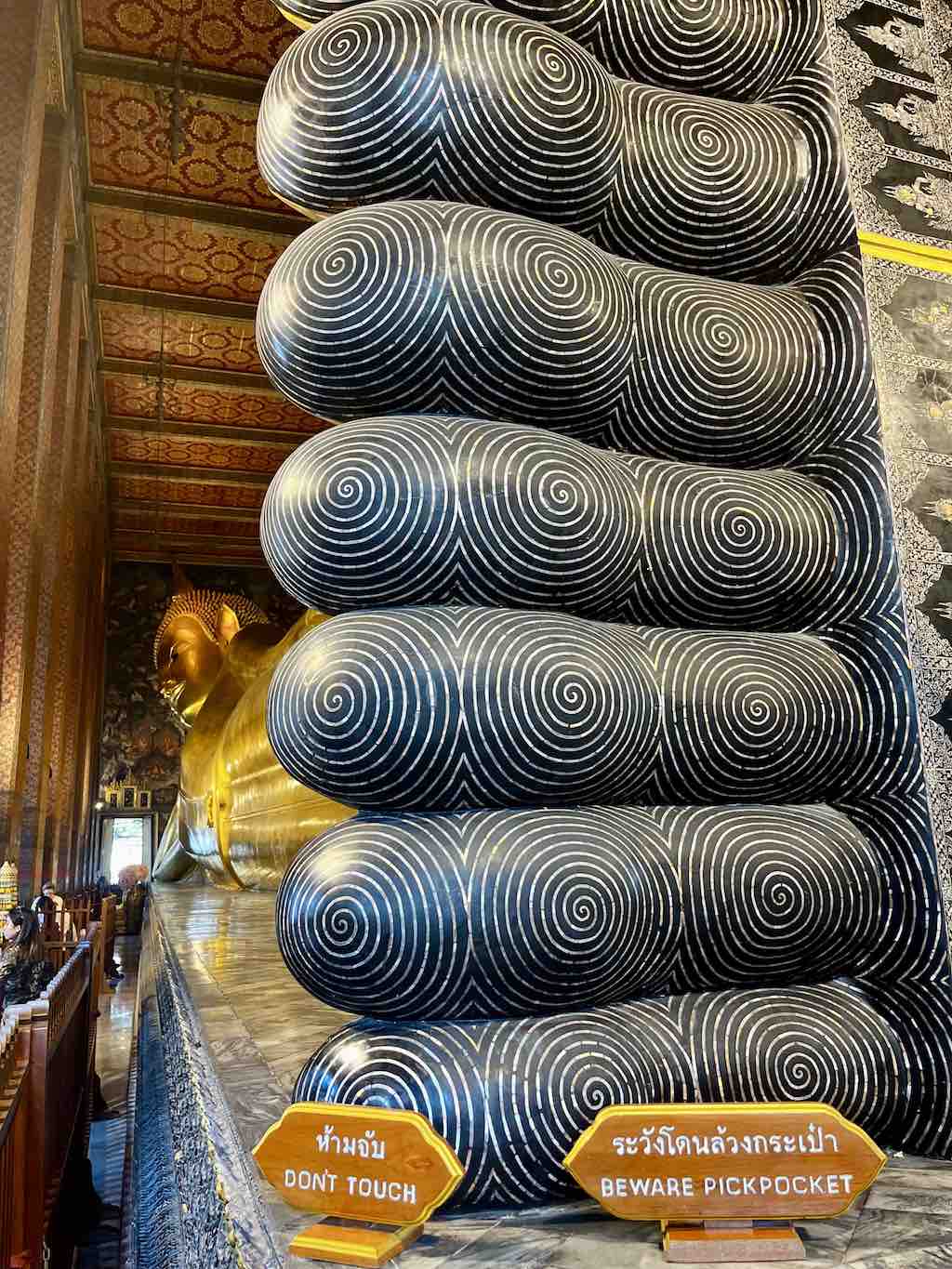 Temple of Reclining Buddha Wat Pho Bangkok Thailand