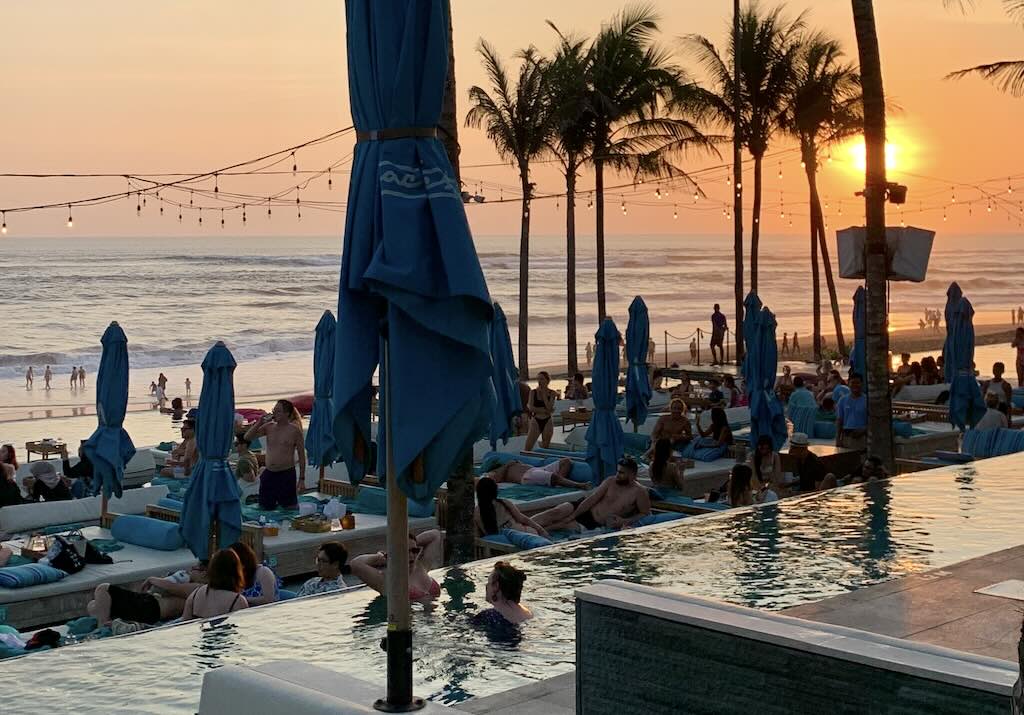 Seminyak beach Bali Atlas Beach Club