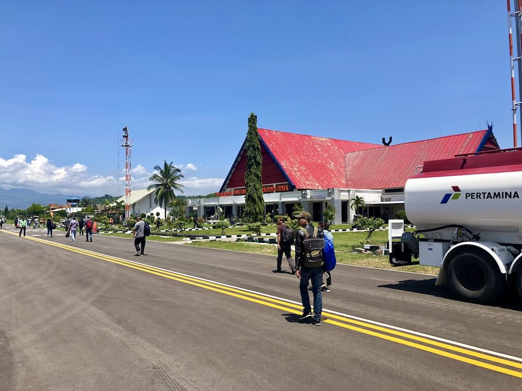 Bima airport East Sumbawa Indonesia