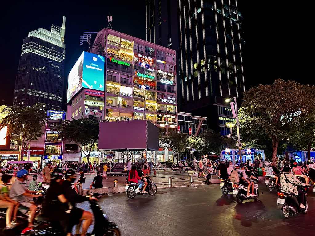 Cafe apartment building Ho Chi Minh Vietnam