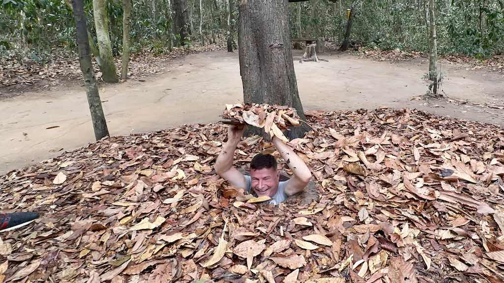 Cu Chi tunnel Ho Chi Minh Saigon