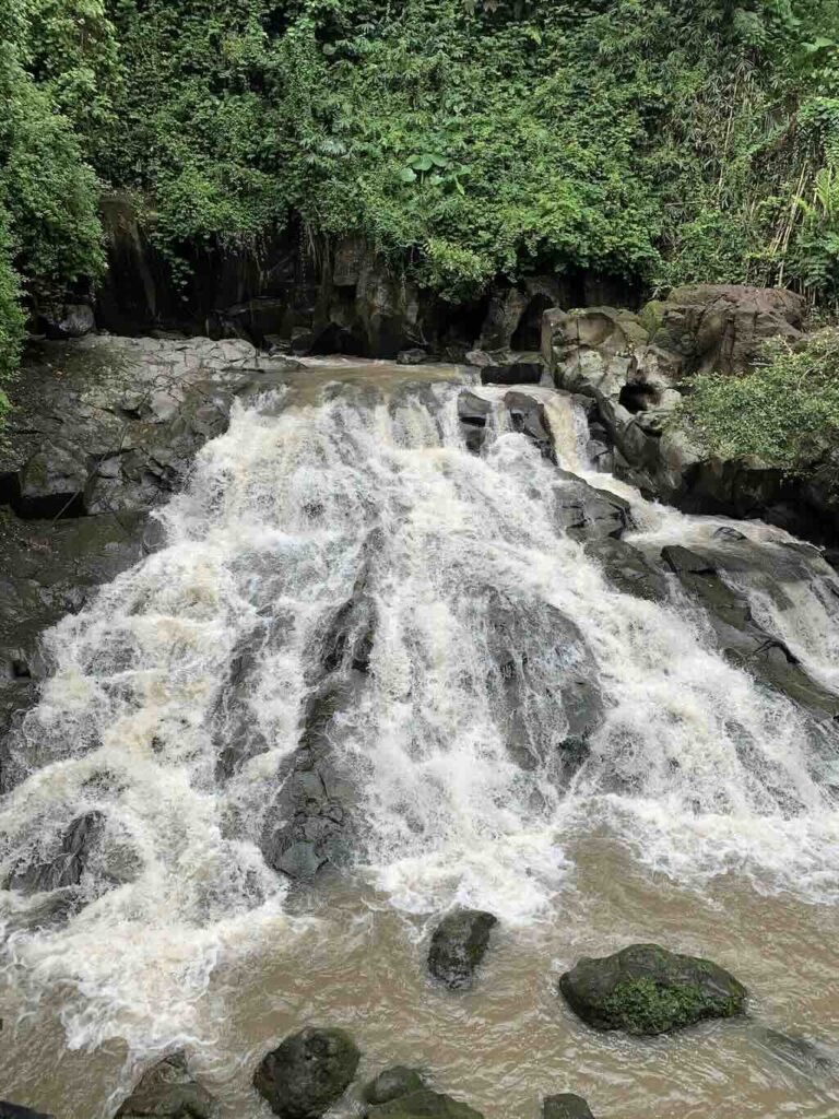 Goa Rang Reng Waterfall Ubud Bali
