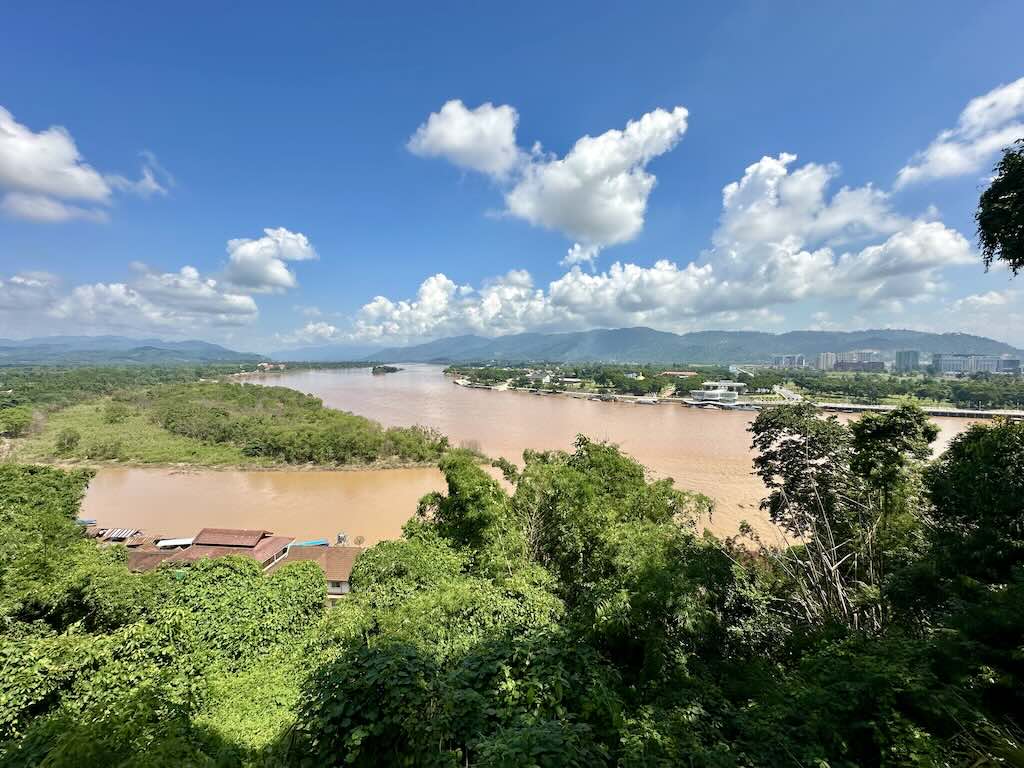 Golden Triangle View Thailand Laos Myanmar