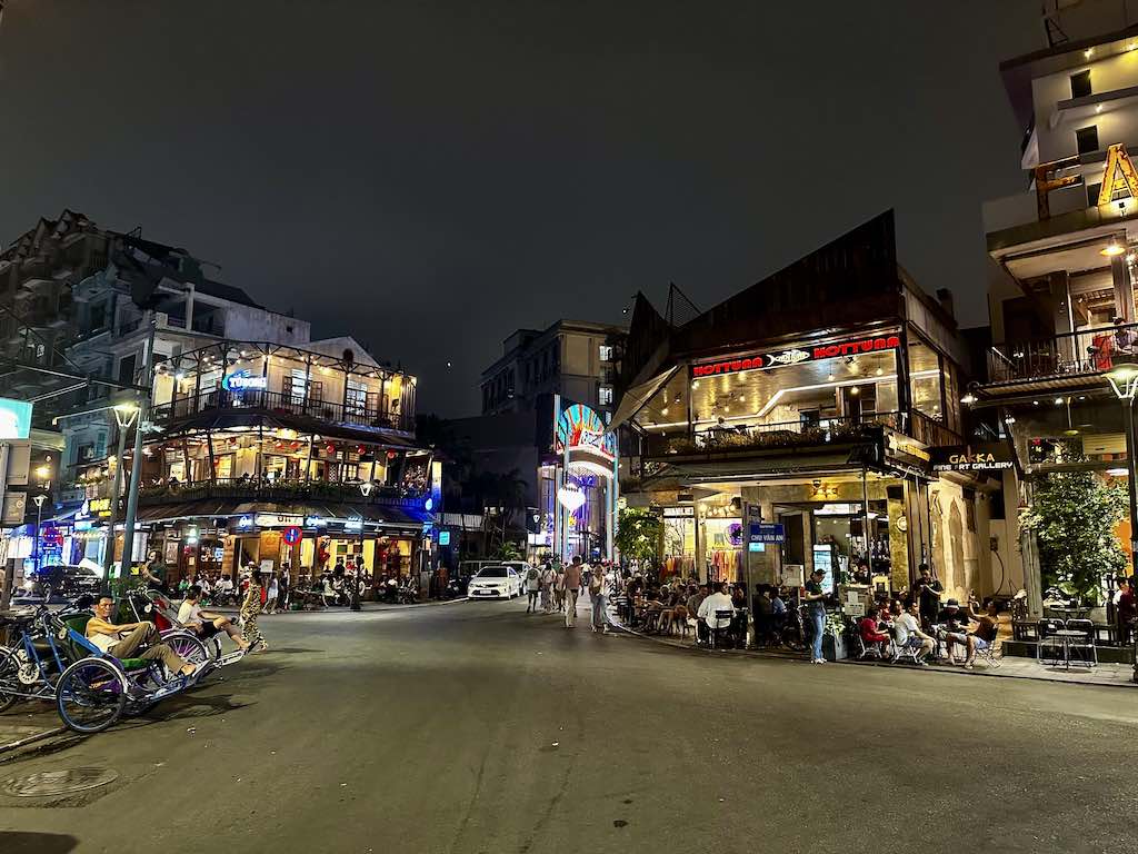 Hue Vietnam in the evening