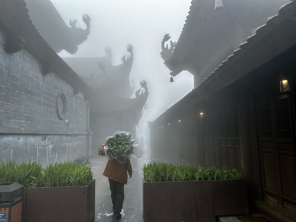 Sapa Buddhist temples in Fansipan Vietnam