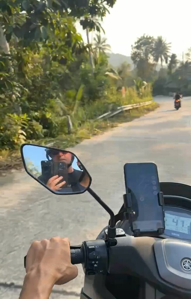 Travel in Thailand with a scooter