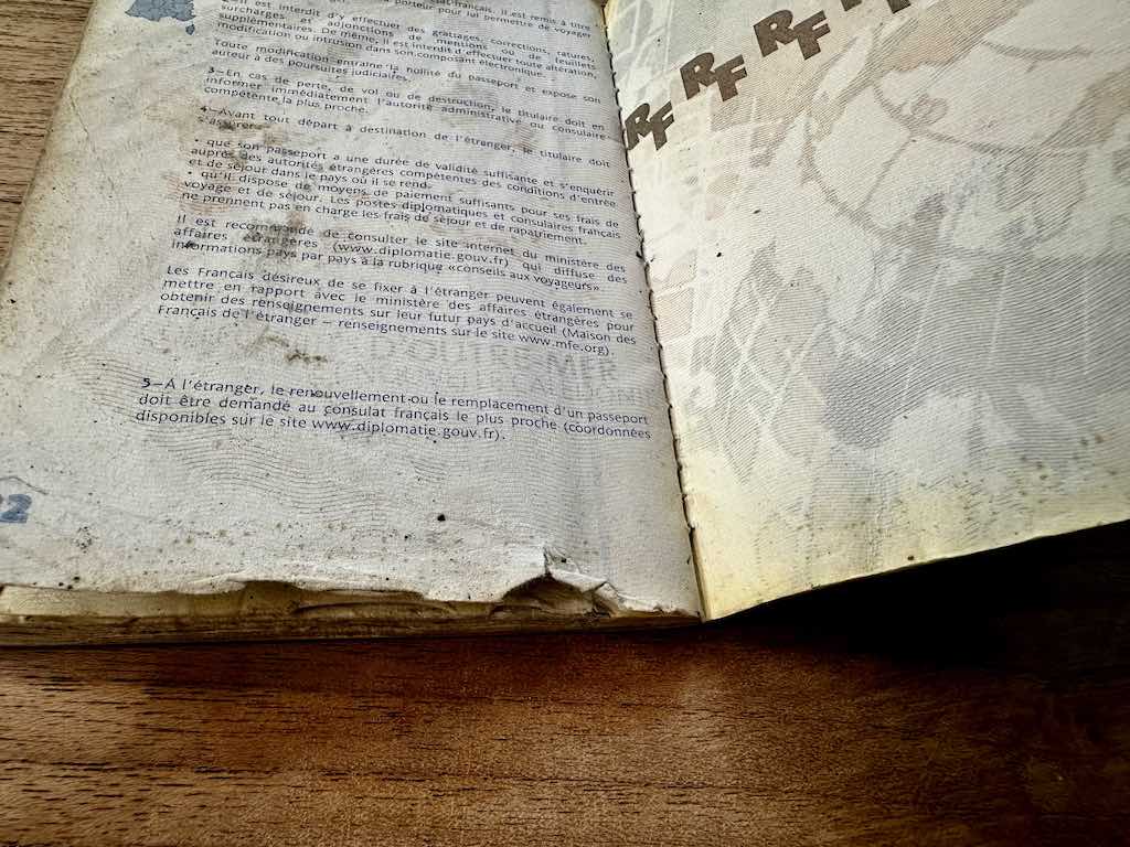 get to indonesia with a damaged passport