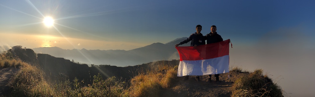 sunrise mount Batur Bali Indonesia