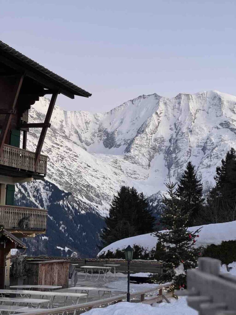 Chamonix valley Alps mountain France