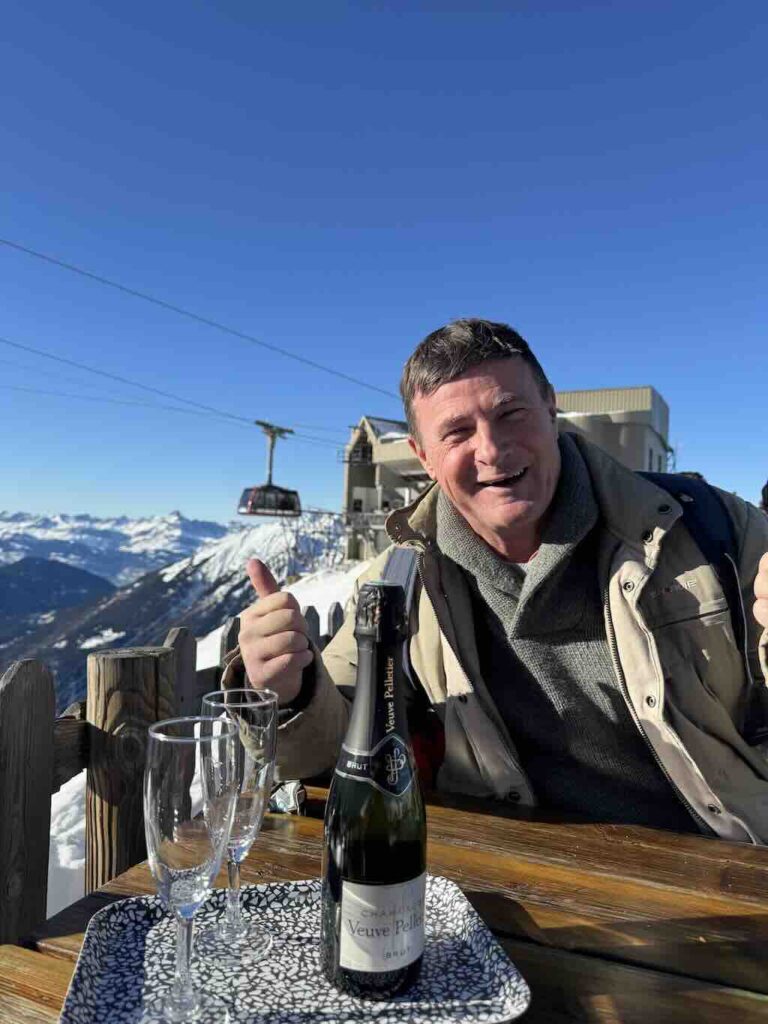 Champagne Aiguille du midi Chamonix France