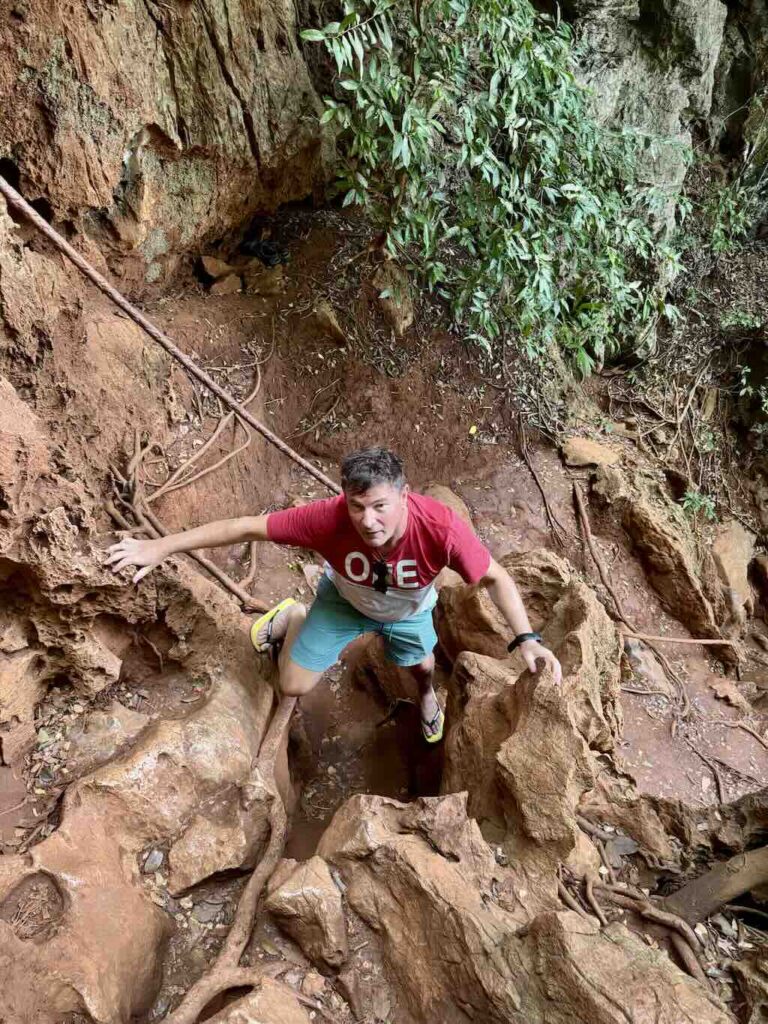 Railay viewpoint climb Krabi