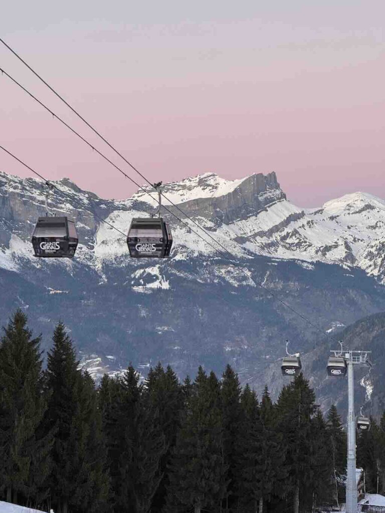 Sunset Alps mountain France