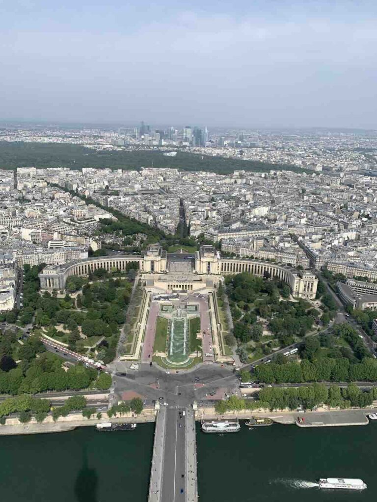 Trocadero from Eiffel Tower Paris