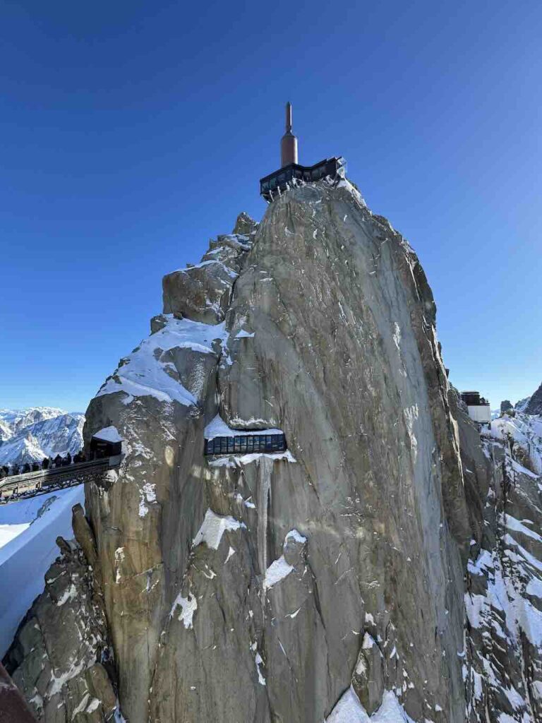 aiguille du midi alps mountain france