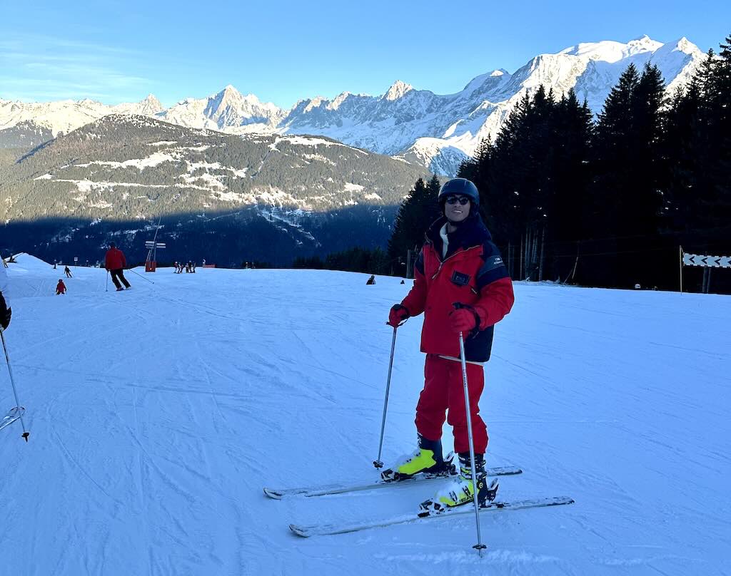 ski for beginners Alps mountain France