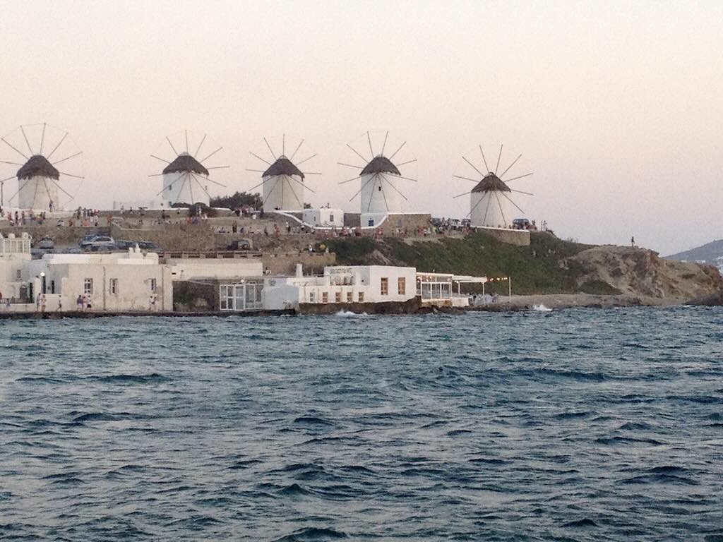 wind mills Mykonos