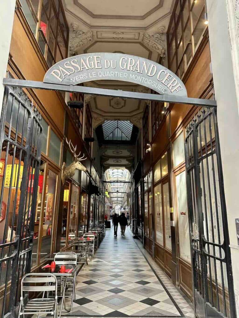 Passage du Grand Cerf Montorgueil Paris