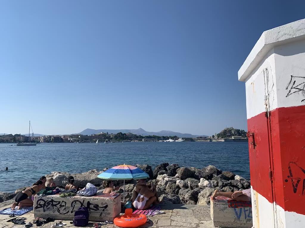 Best Holidays to Corfu Greece Corfu Town Beach