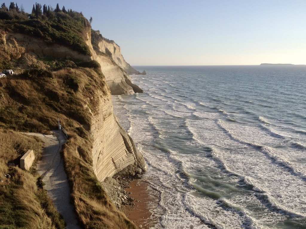 Best Holidays to Corfu Greece Peroulades cliff