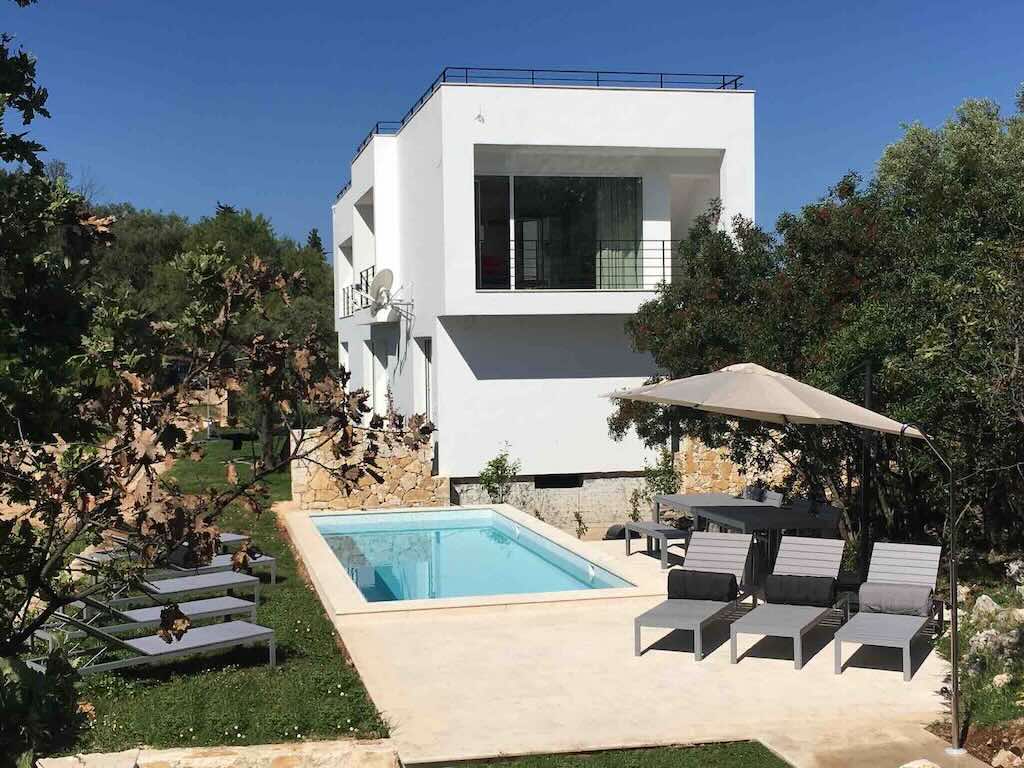 Best Holidays to Corfu Greece Villa Voukithro pool day