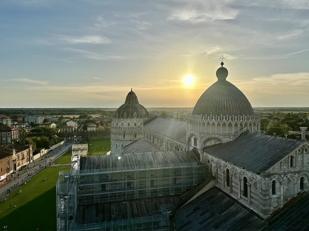 Sunset over Cathedral Pisa Italy Blaise