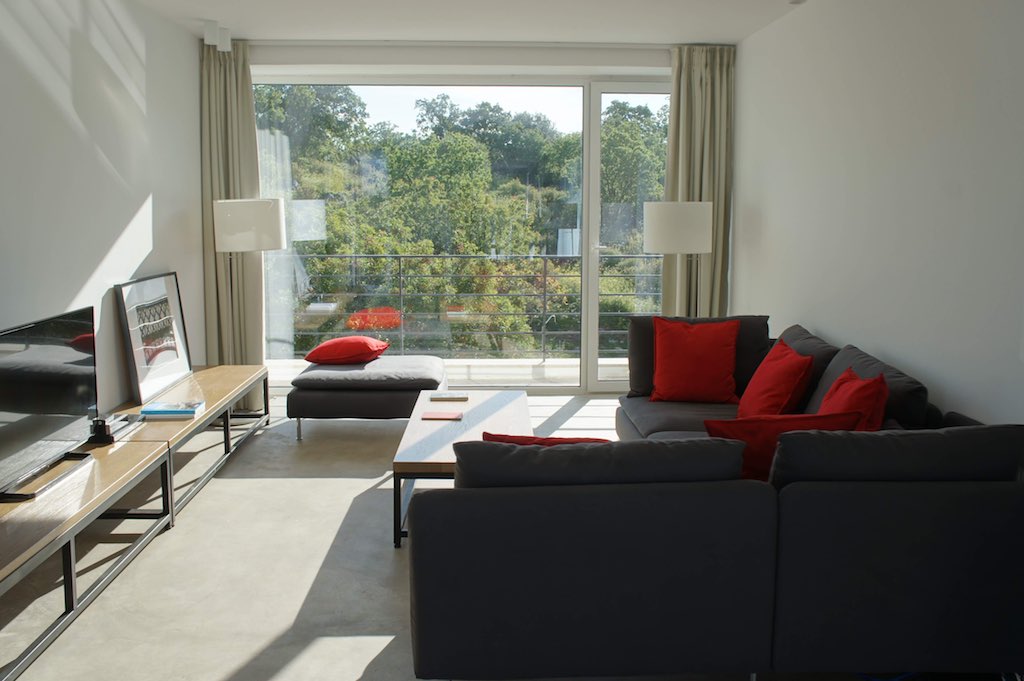 Villa Voukithro living room