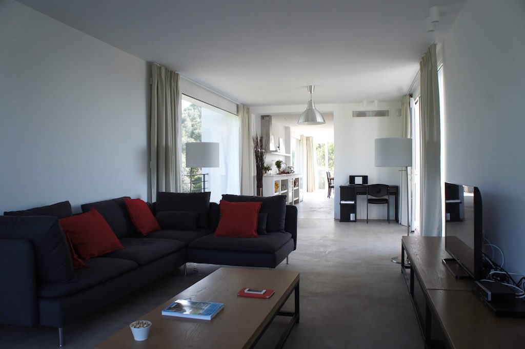 vacances corfou villa voukithro living room