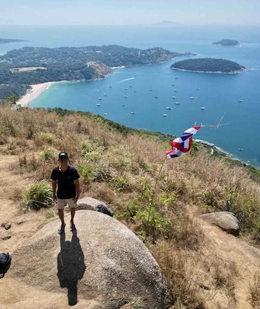 Black Rock Cliff Phuket Thailand