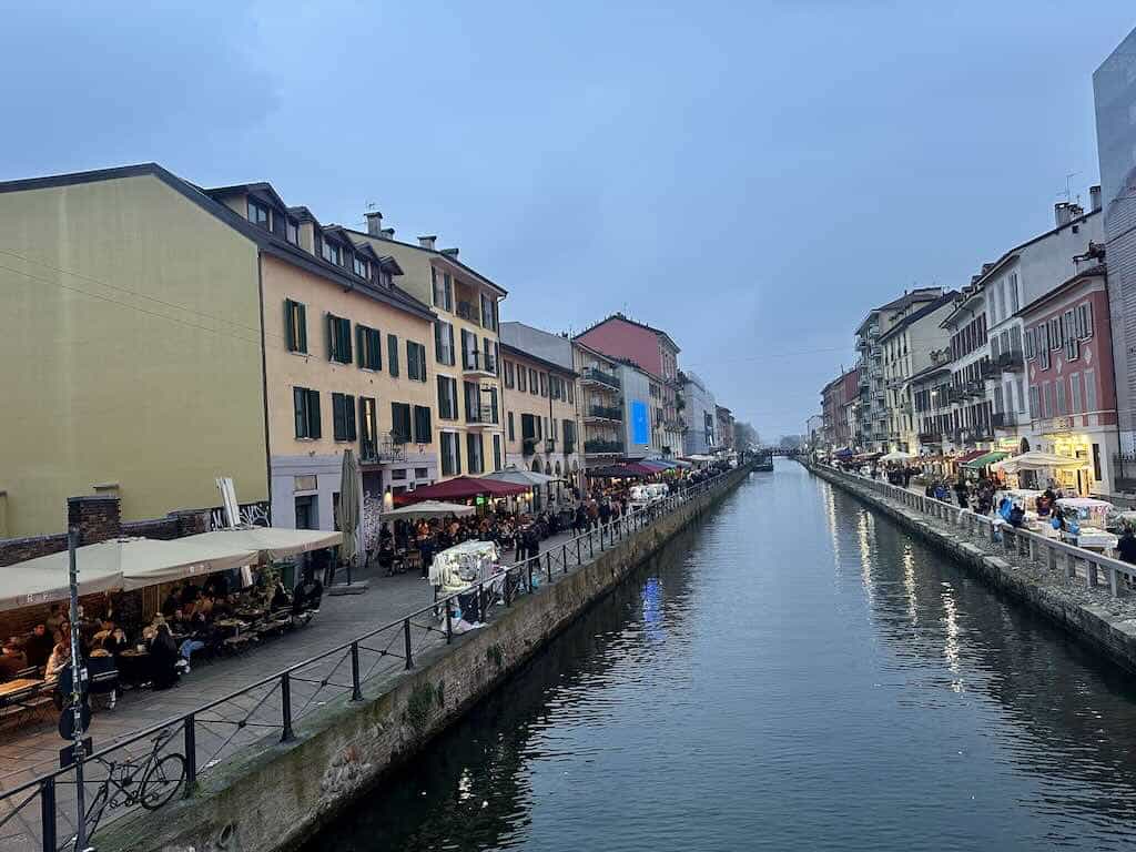 Navigli canals Milan Italy
