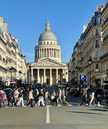 Pantheon rue Soufflot Paris 6th arrondissement