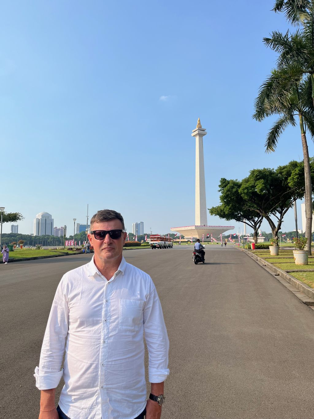 Monas-Monument am Merdeka-Platz, Jakarta, Java