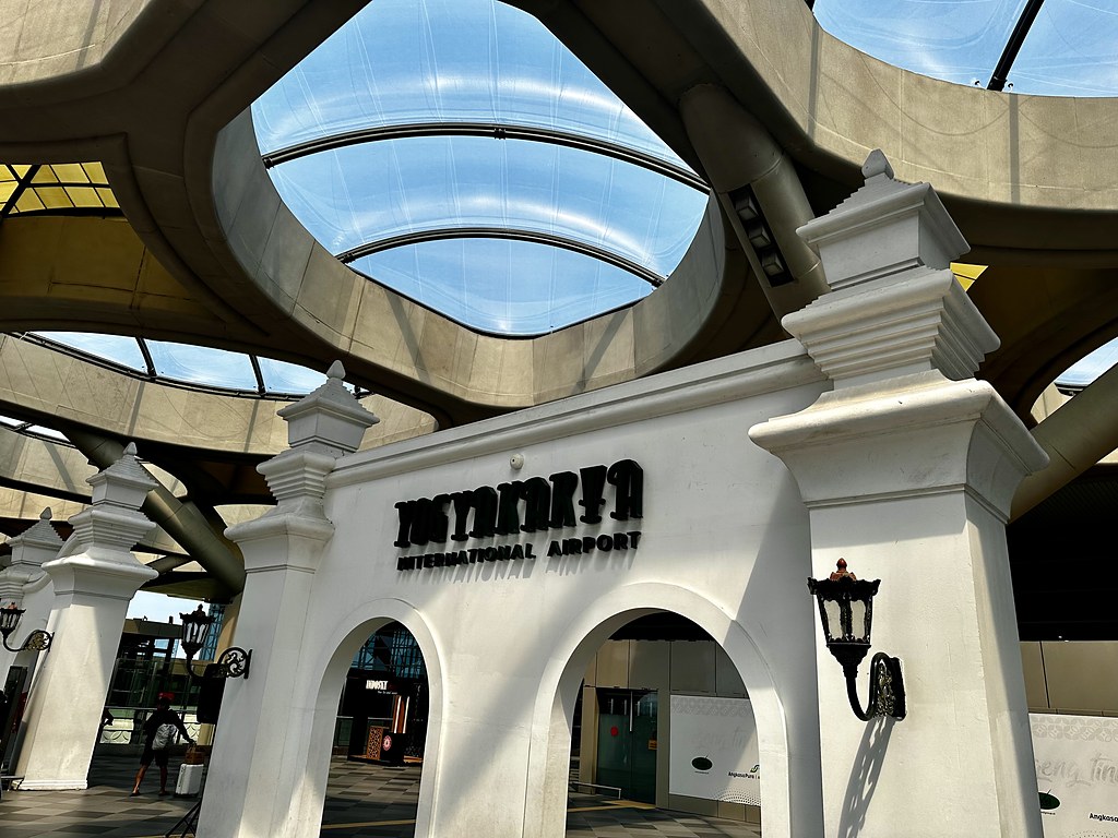 The terminal building of Yogyakarta International Airport YIA at Kulon Progo, Java, Indonesia
