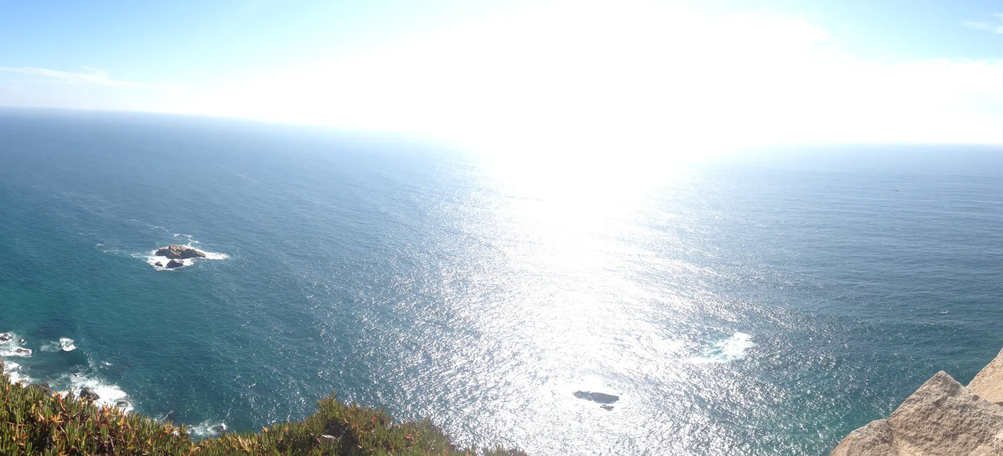 The Atlantic seen from the cliffs of Cabo da Roca, the westernmost point of mainland Europe