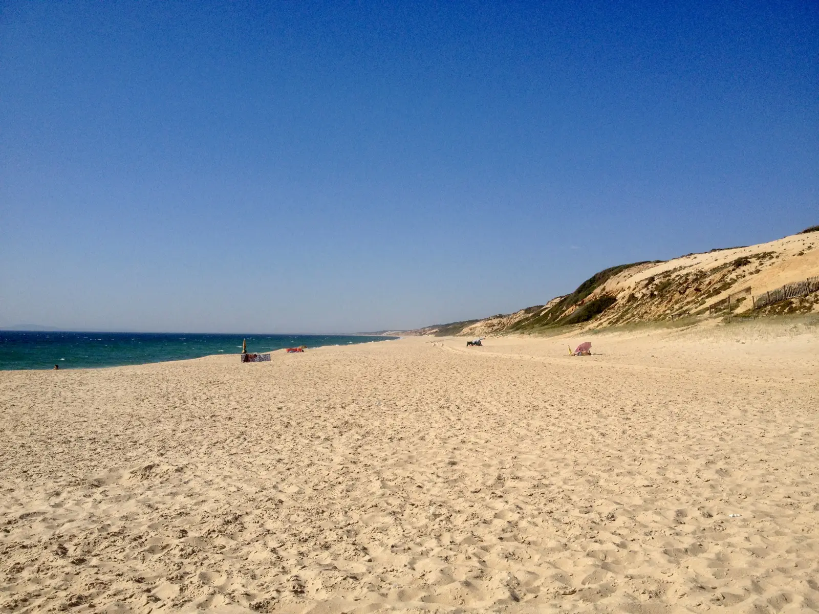 Dunes and the wild Atlantic coast near Melides, south of Comporta