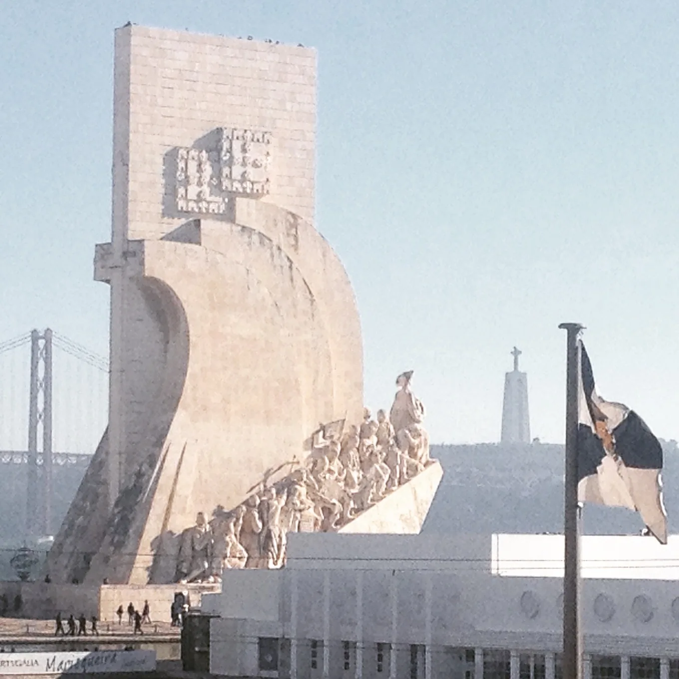 The Padrão dos Descobrimentos monument on the riverfront in Belém
